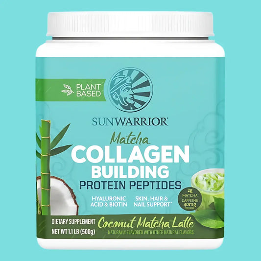 Matcha Latte Collagen Drink Powder - Vegan, Plant-Based Sunwarrior