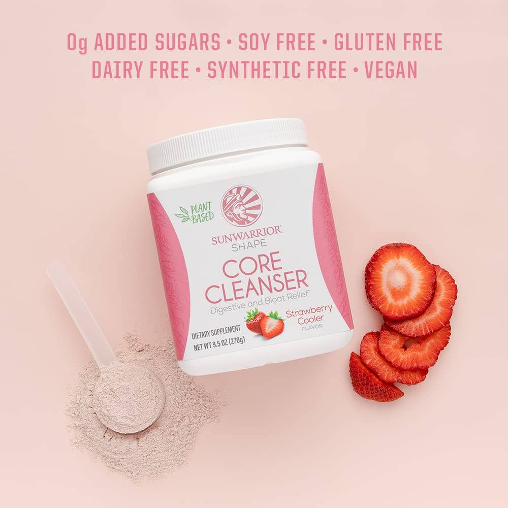 Strawberry Cooler Core Cleanser Prebiotic Fiber Drink Powder