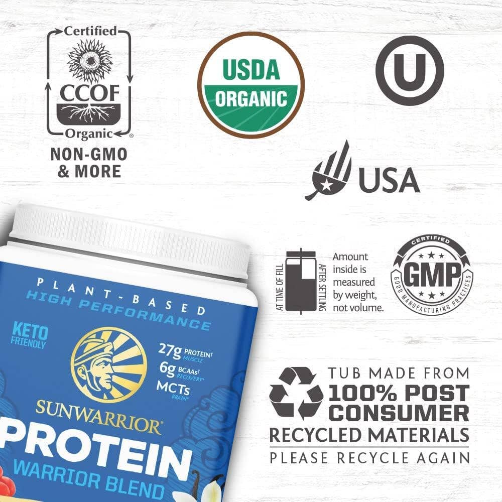 Warrior Blend Vanilla Protein - Pea Protein Powder