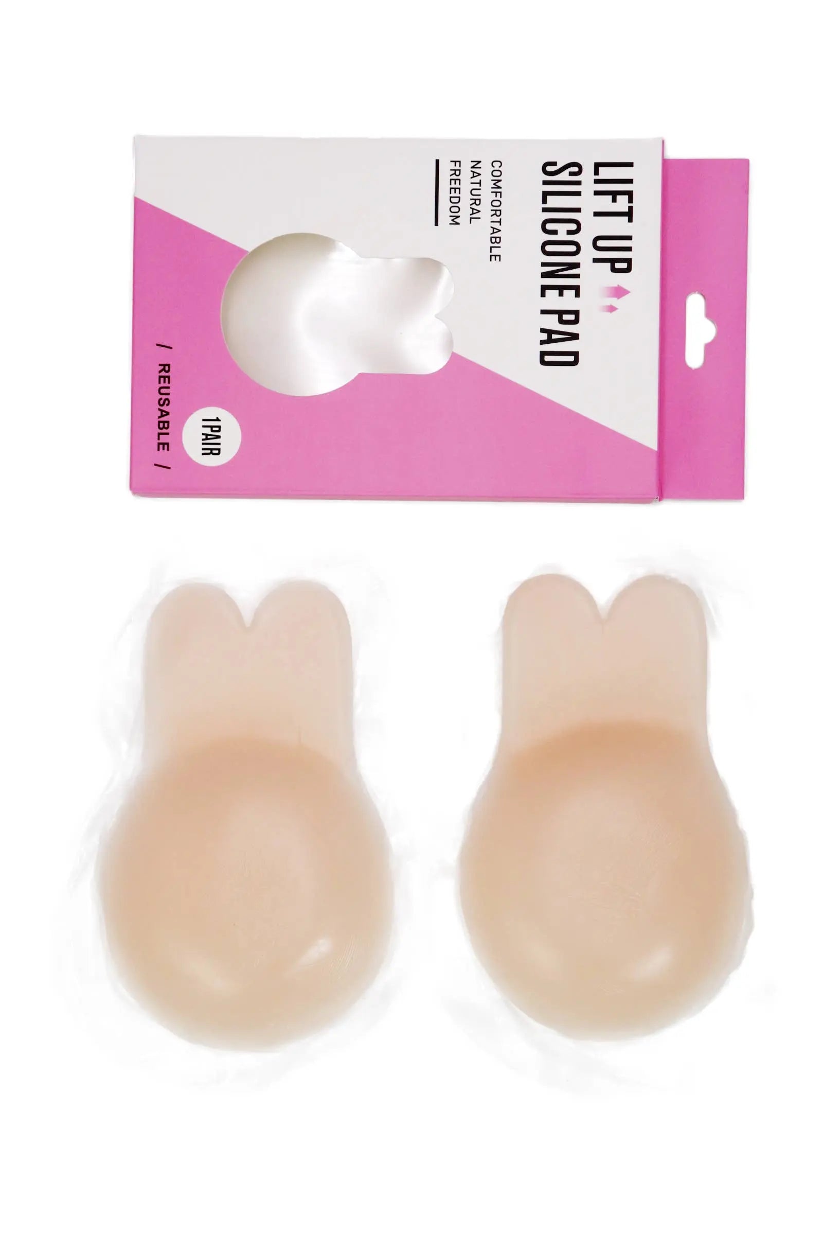 Translucent Self-Adhesive Sticky Push Up Bra Cups Cap Zone