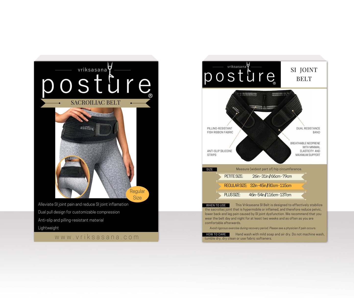Sacroiliac SI Joint Belt | Sciatica Brace 5067 Wriksasana