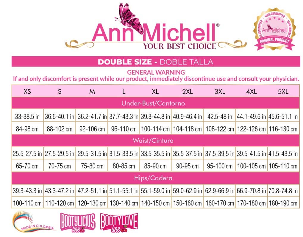 Strapless BodyShaper Waist Expanded Hips , Short Leg 1570