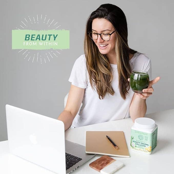 Beauty Greens Pina Colada Collagen Powder - Vegan, Soy-Free