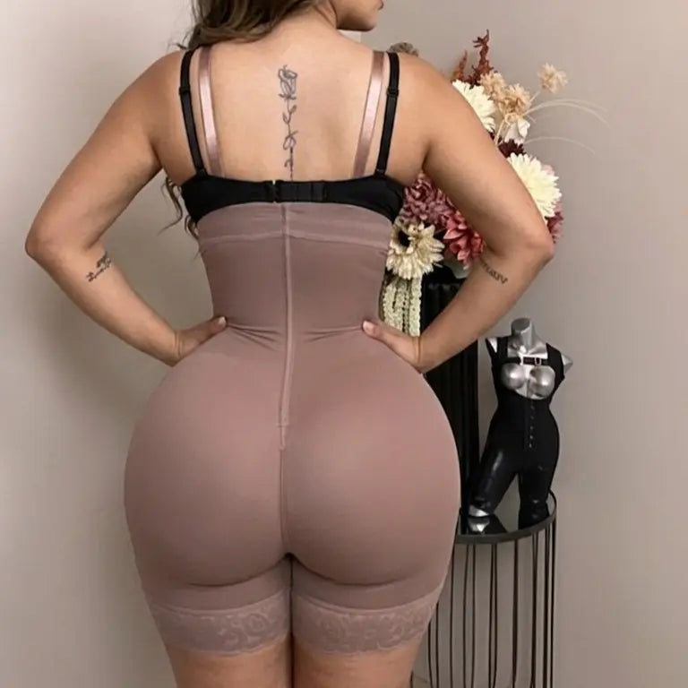 Peachy Strapless ZIPPER ULTRA SECRET shaper,  no show,  Butt Lifter AM8209
