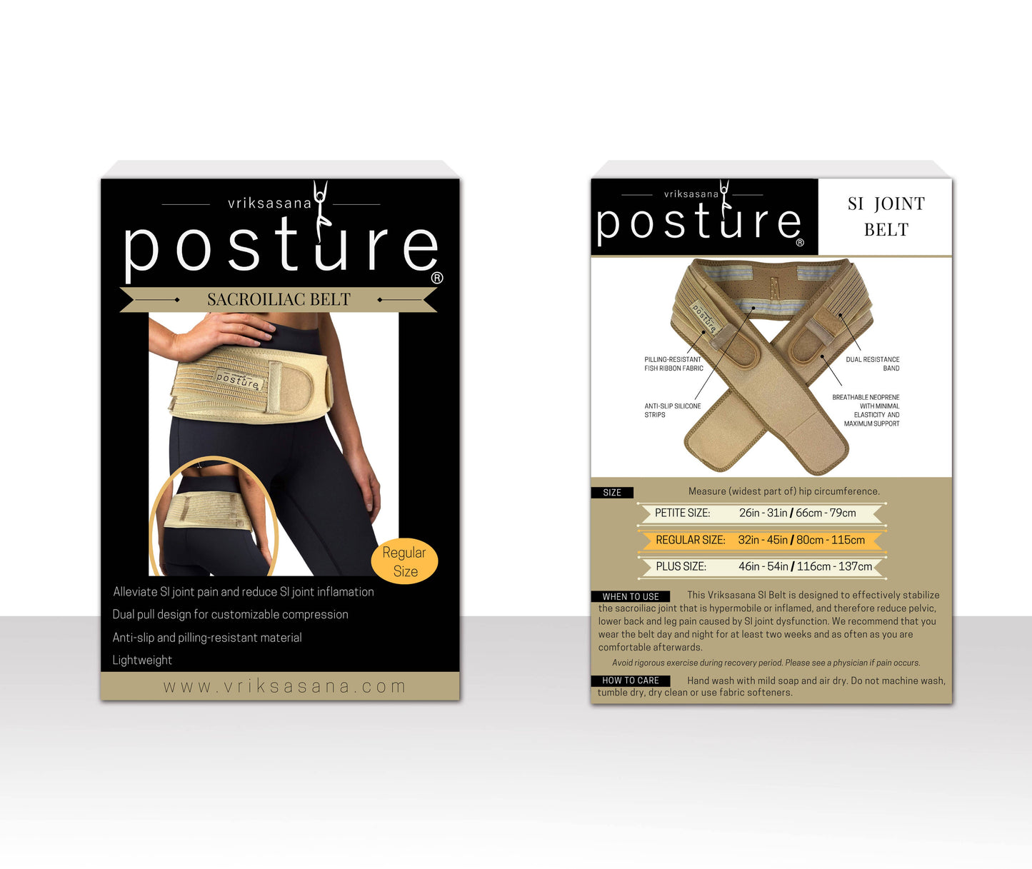 Sacroiliac SI Joint Belt | Sciatica Brace 5067 Wriksasana
