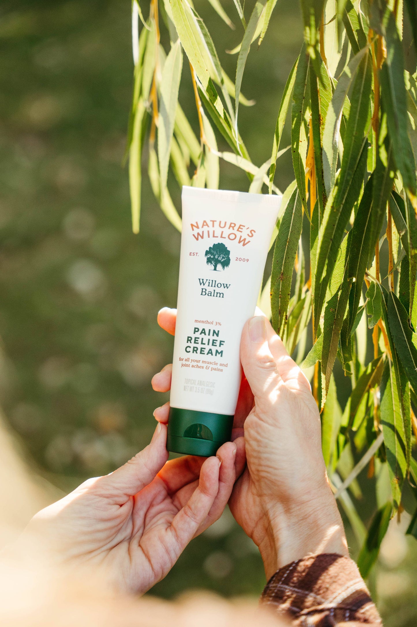 #1 Seller-Willow Balm Essential Oil Pain Relief Cream Nature's Willow