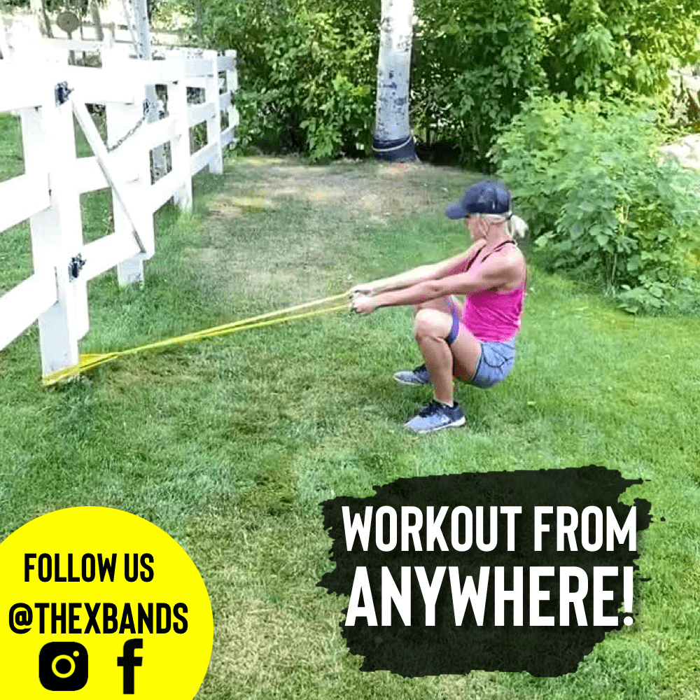 1/4" Yellow 15lbs Resistance Loop Workout Band - Great for stretching and upper body workouts