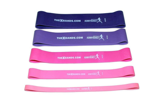 Set of 5 Pink Special Edition Hunny Buns Booty Building Bands