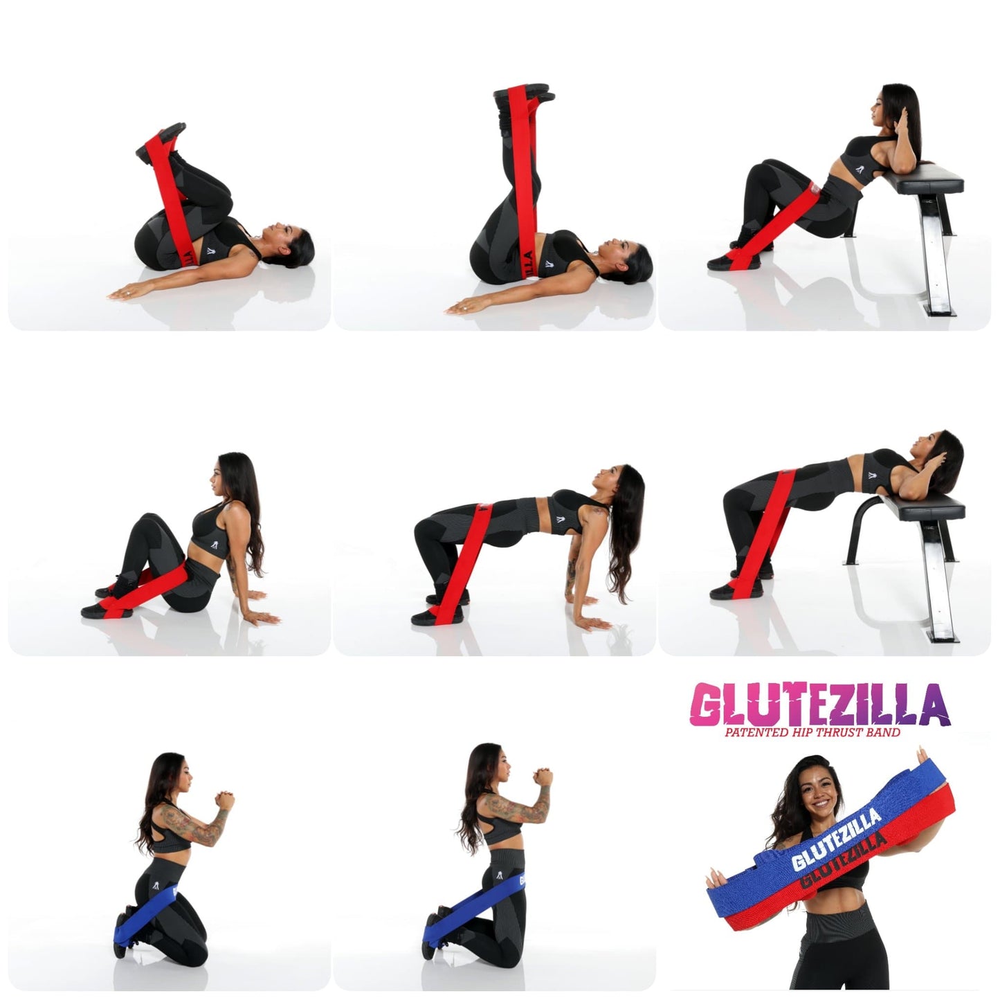 GLUTEZILLA Patented Hip Thrust Workout Band