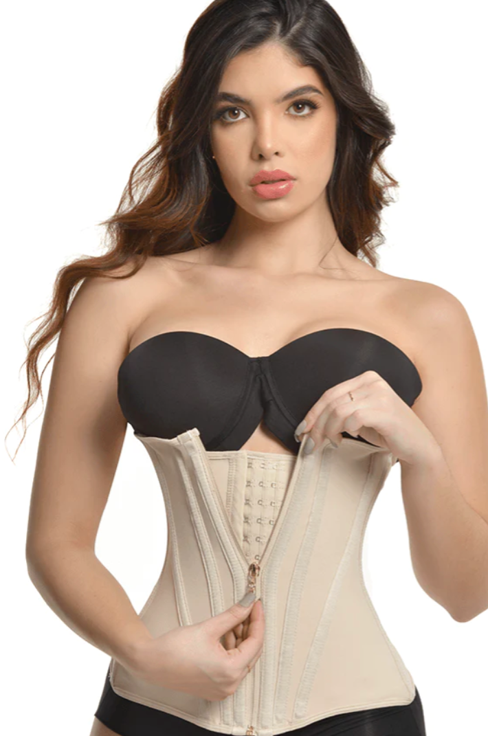 1006 ANN M Ultra Waist trainer 2 in one, hook & eye closure and zipper for hour glass shape by Ann Michell