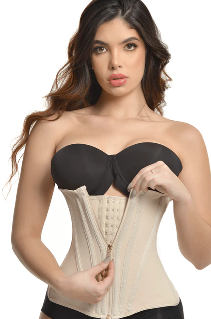 1006 ANN M Ultra Waist trainer 2 in one, hook & eye closure and zipper for hour glass shape by Ann Michell Fajas Kataleya