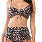 6264 Swimwear  PRINT Bikini High Waist Mermaid