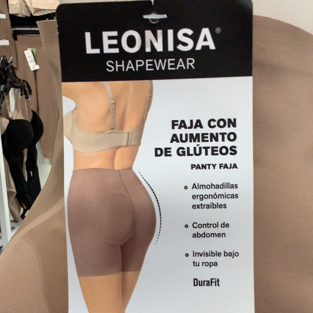 ON SALE 012889 LEONISA Shaper Short Undetectable Padded Butt Lifter,