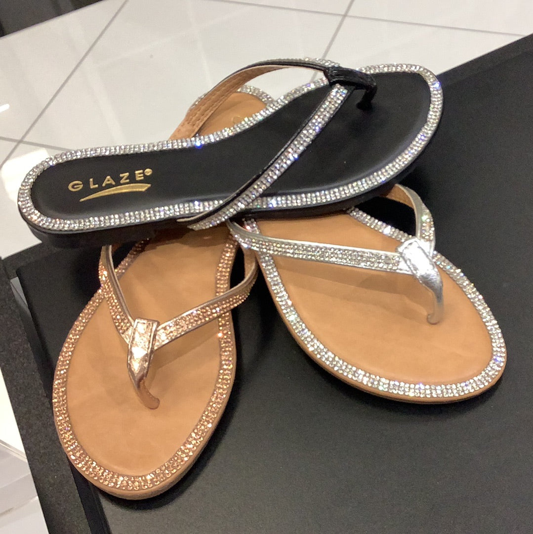 Sandals Honey 49  Flip Flop W/Rhinestone