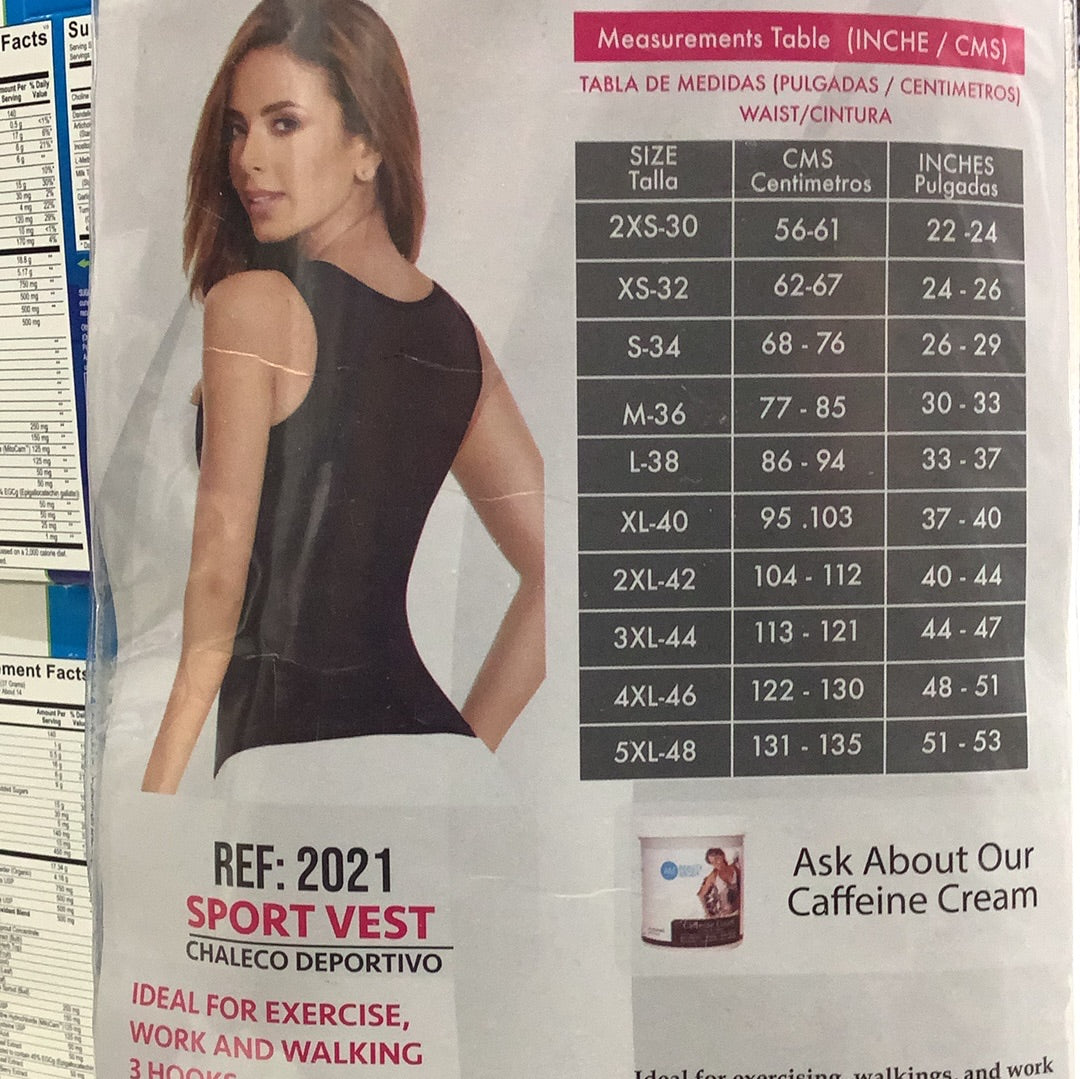 2021 ANN MICHELLE Latex Vest Fajas Kataleya