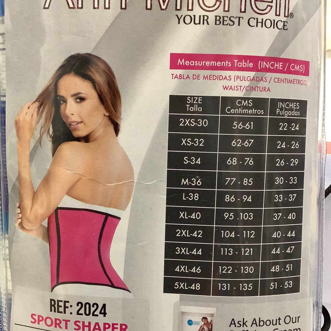 2024 ANN M Waist Trainer Long Torso 3-Hook Fajas Kataleya
