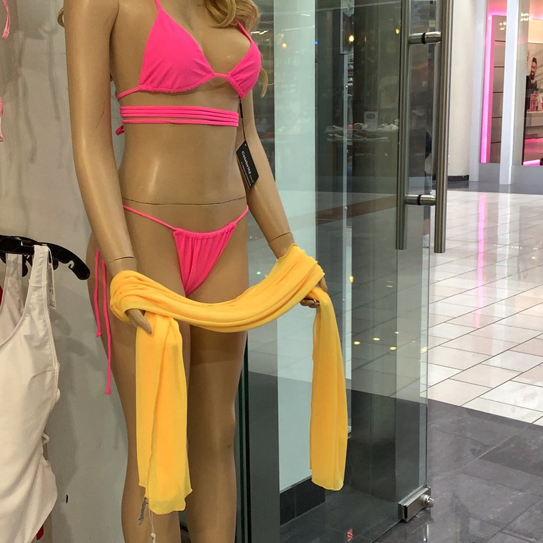 WRAP YELLOW Swimwear