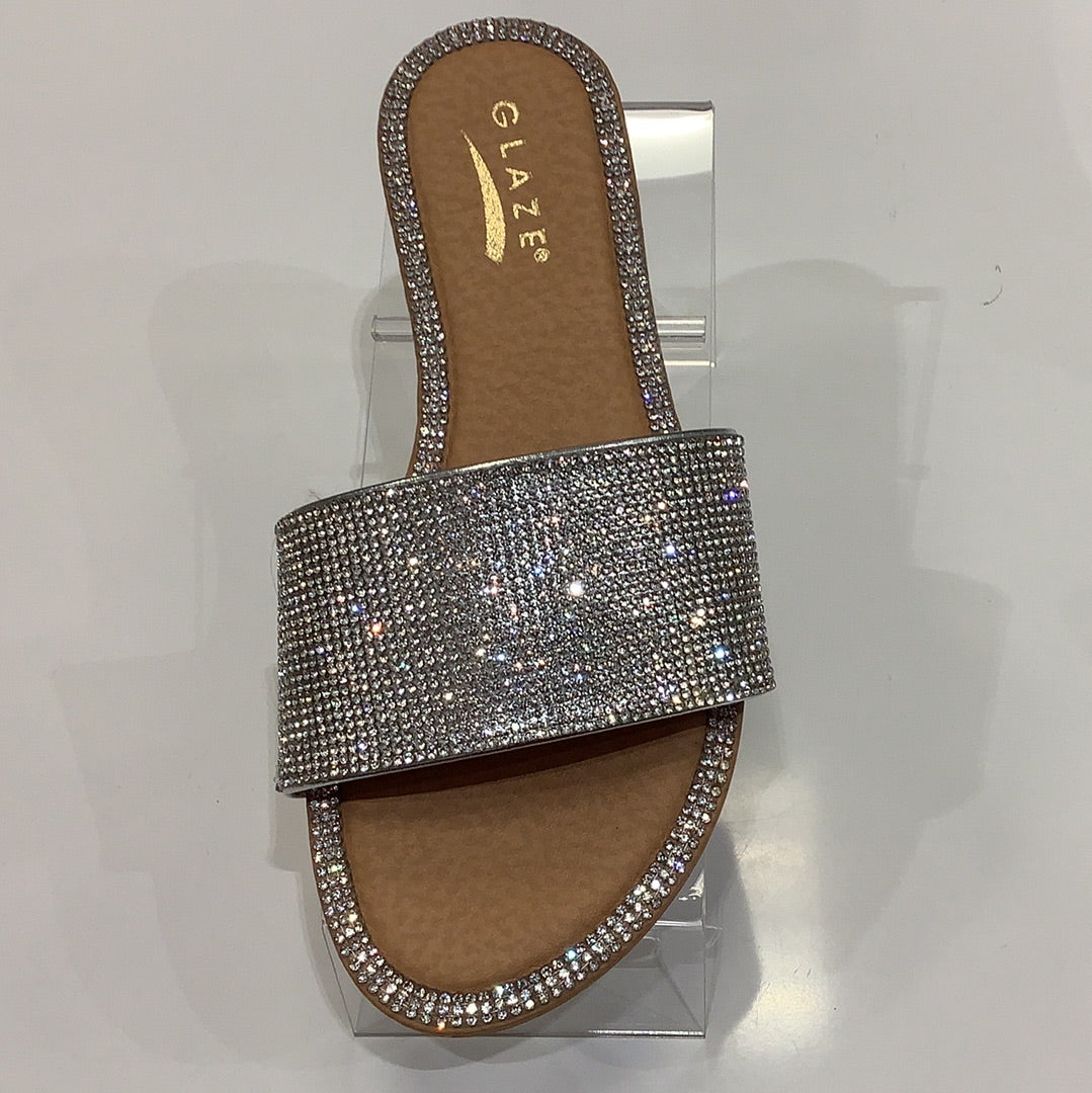 Sandals honey 62 Slip-On Flat with Rhinestones